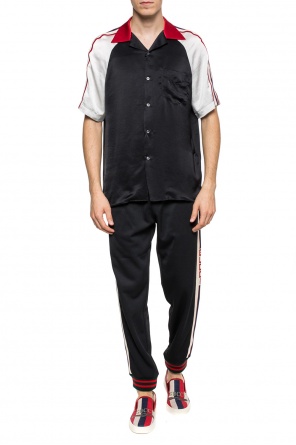 Shirt with embroidered logo, zdjęcie 2 Shirt with embroidered logo od Gucci